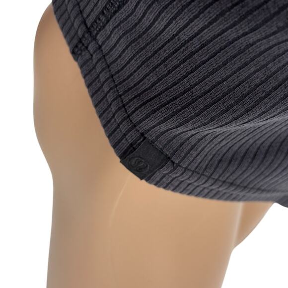 Lululemon Gray Ribbed Softstreme Slim Fit Ribbed Tank Dress - Picture 9 of 11